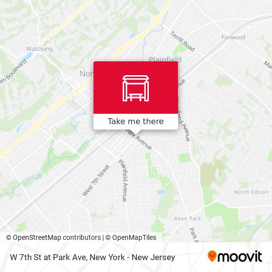 Mapa de W 7th St at Park Ave