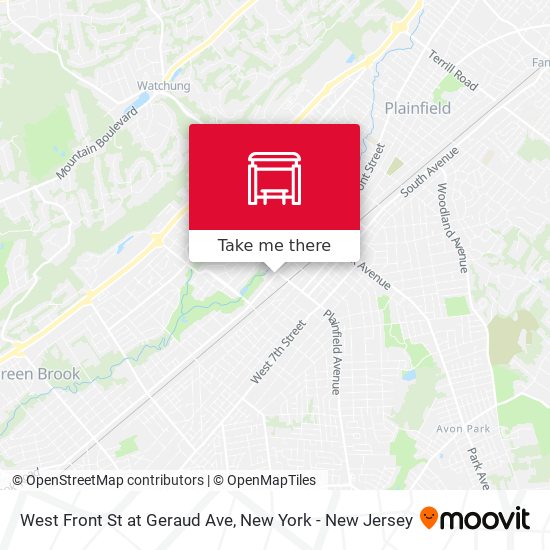 Mapa de West Front St at Geraud Ave