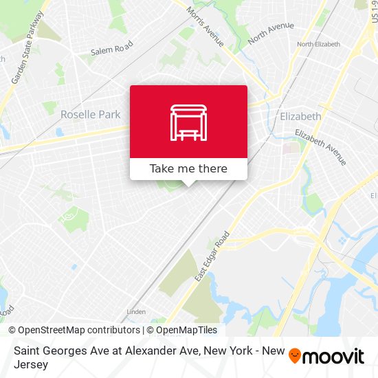 Mapa de Saint Georges Ave at Alexander Ave