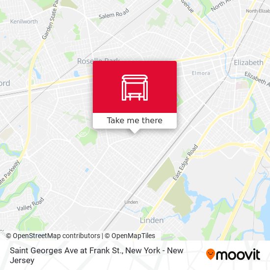 Saint Georges Ave at Frank St. map