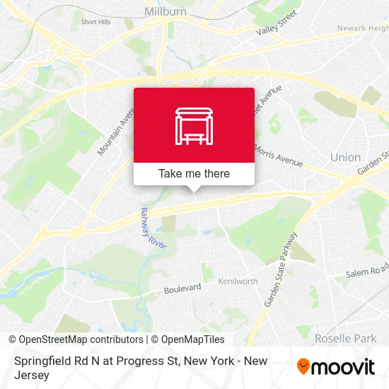 Springfield Rd N at Progress St map