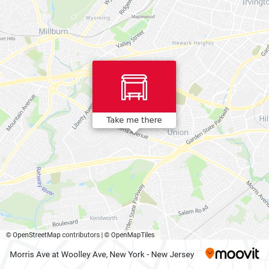 Mapa de Morris Ave at Woolley Ave
