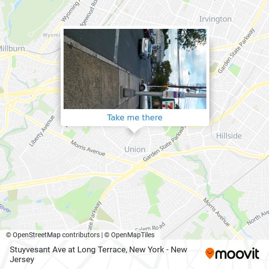 Stuyvesant Ave at Long Terrace map
