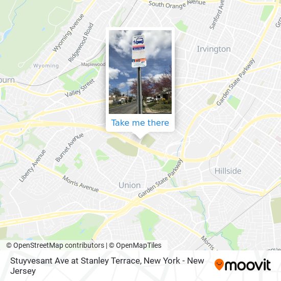 Stuyvesant Ave at Stanley Terrace map