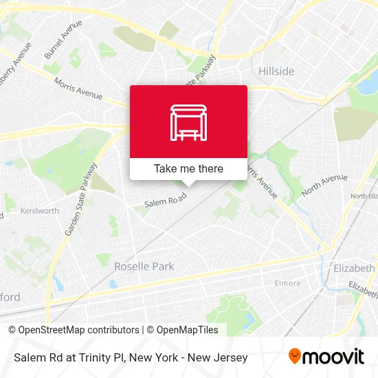 Salem Rd at Trinity Pl map