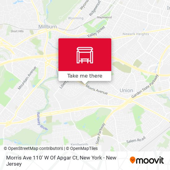 Morris Ave 110' W Of Apgar Ct map