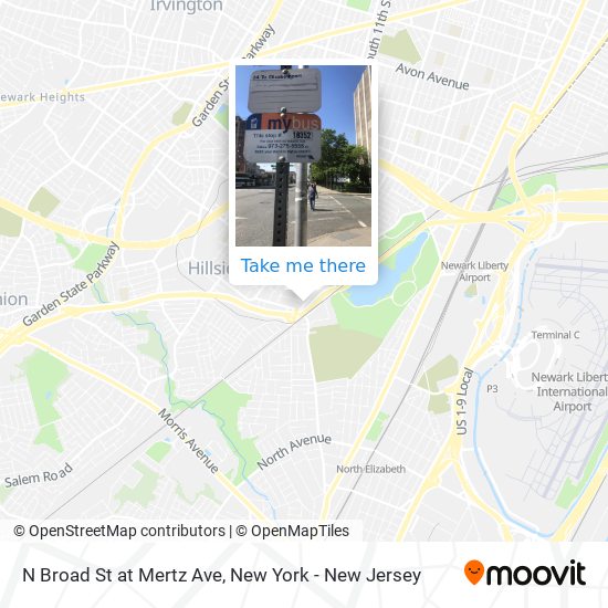 Mapa de N Broad St at Mertz Ave