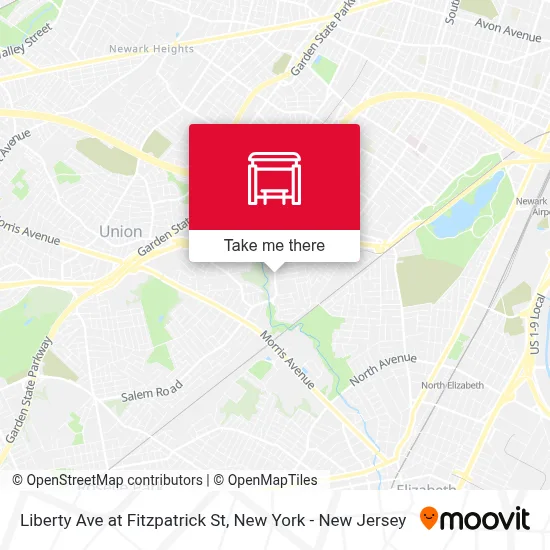 Liberty Ave at Fitzpatrick St map