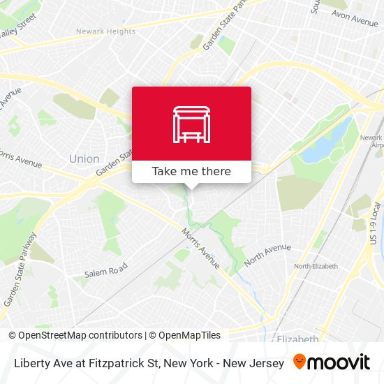 Mapa de Liberty Ave at Fitzpatrick St