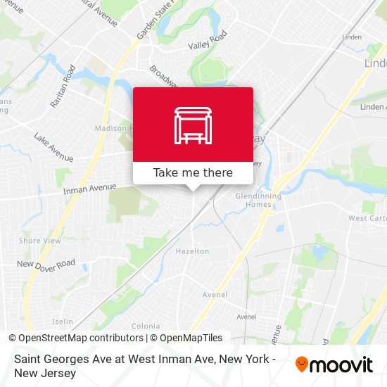 Saint Georges Ave at West Inman Ave map
