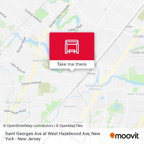 Saint Georges Ave at West Hazelwood Ave map