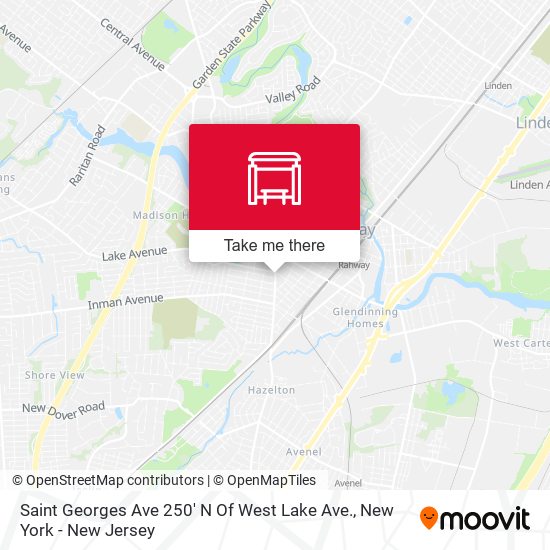 Saint Georges Ave 250' N Of West Lake Ave. map