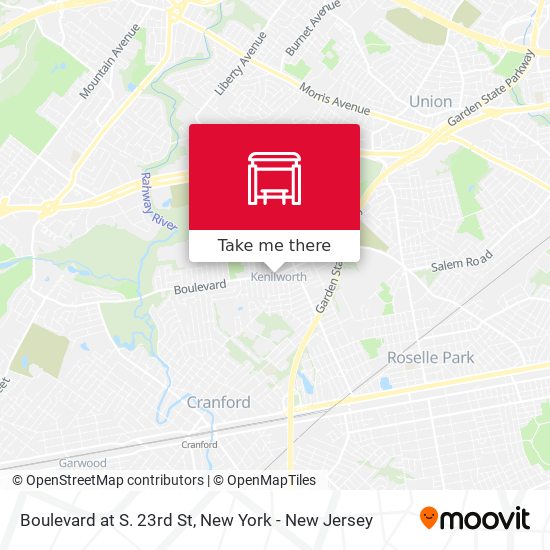 Mapa de Boulevard at S. 23rd St