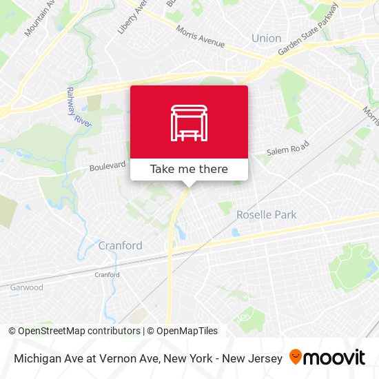 Mapa de Michigan Ave at Vernon Ave