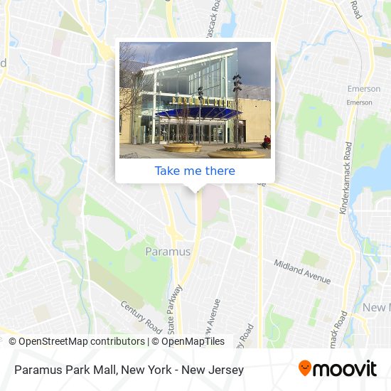 Paramus Park Mall map