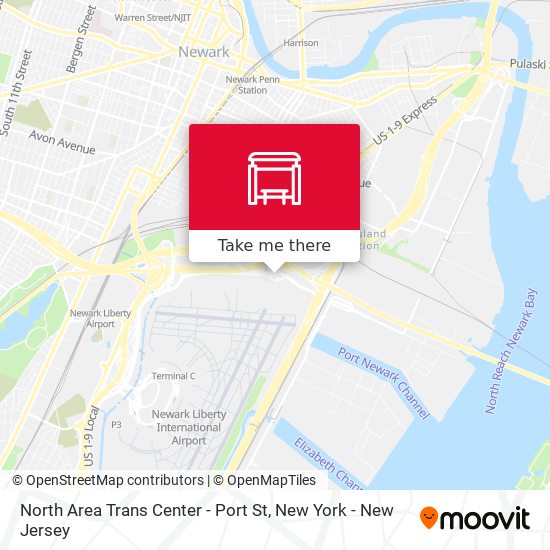 Mapa de North Area Trans Center - Port St