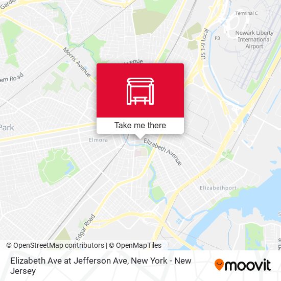 Mapa de Elizabeth Ave at Jefferson Ave