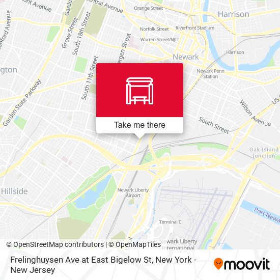 Mapa de Frelinghuysen Ave at East Bigelow St