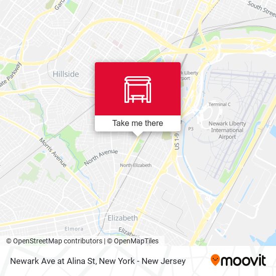 Mapa de Newark Ave at Alina St