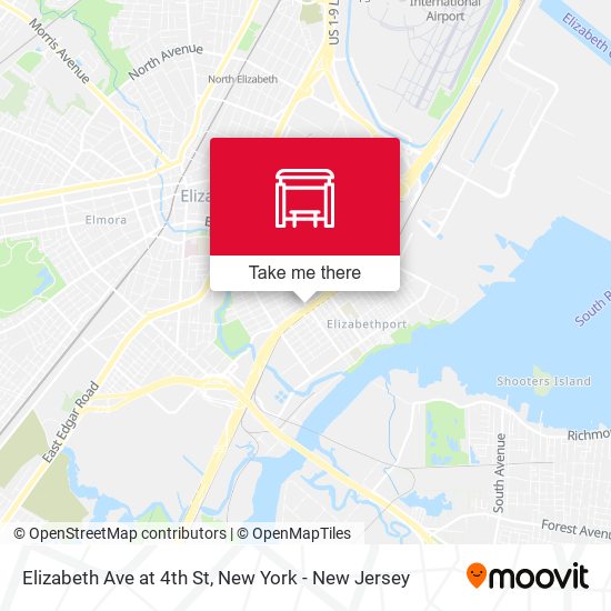 Mapa de Elizabeth Ave at 4th St