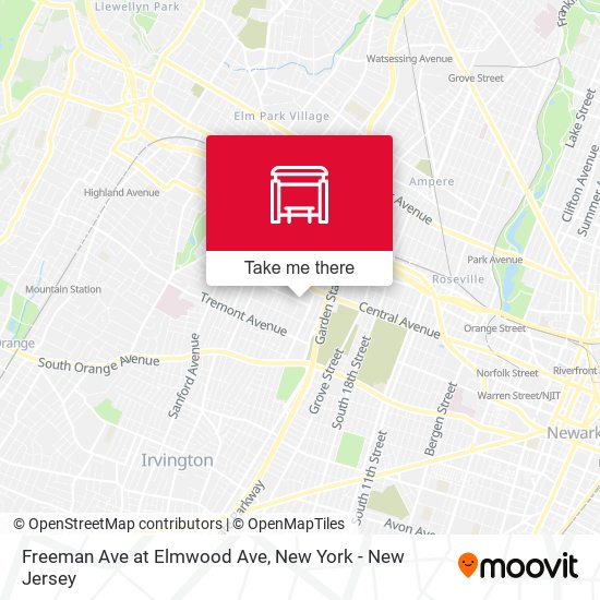 Freeman Ave at Elmwood Ave map