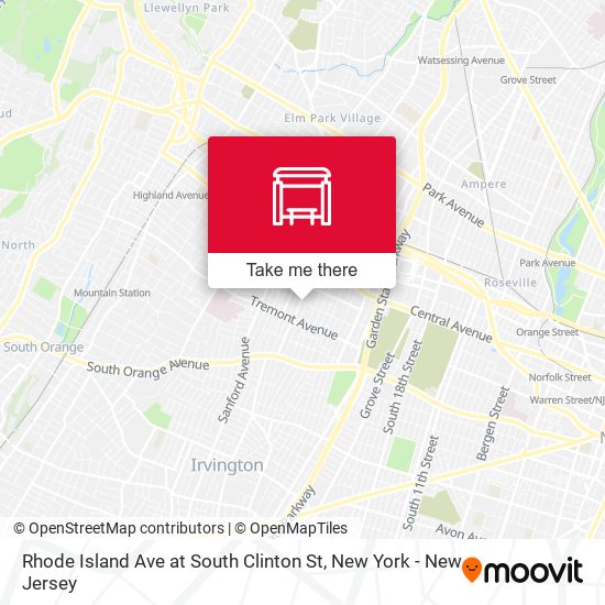 Mapa de Rhode Island Ave at South Clinton St