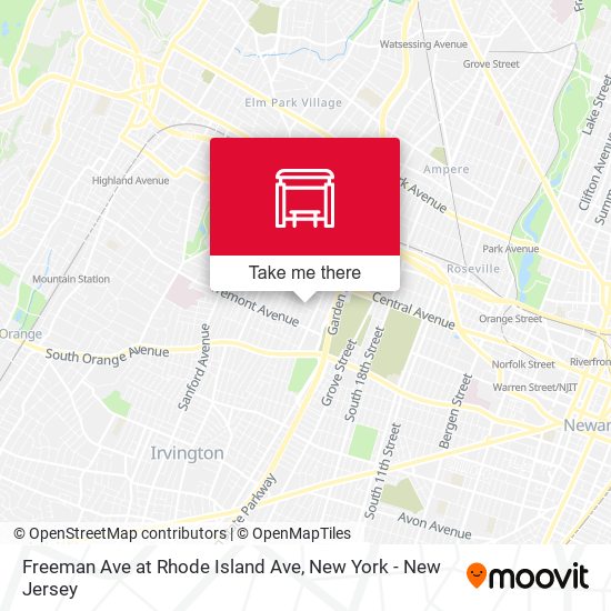 Freeman Ave at Rhode Island Ave map