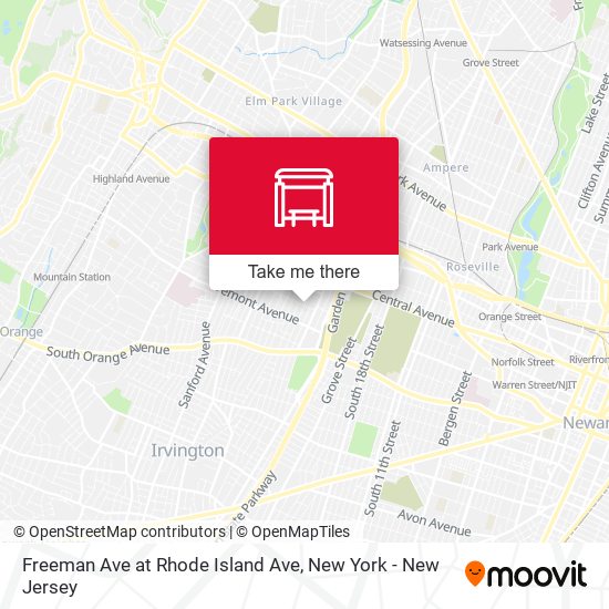 Mapa de Freeman Ave at Rhode Island Ave