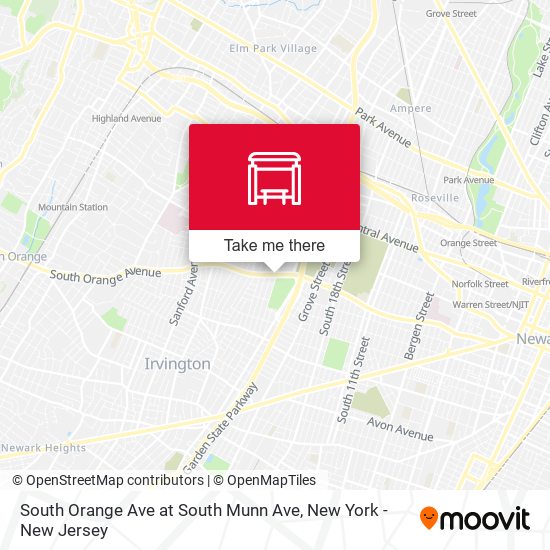 South Orange Ave at South Munn Ave map