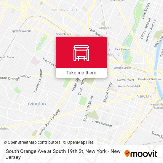 Mapa de South Orange Ave at South 19th St