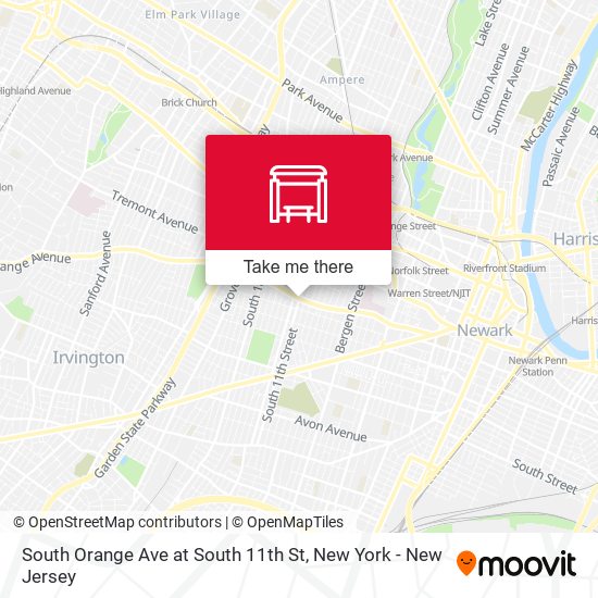 Mapa de South Orange Ave at South 11th St