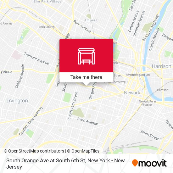 South Orange Ave at South 6th St map