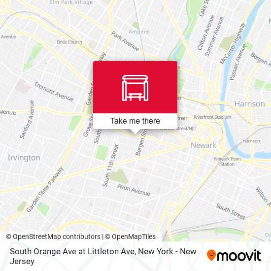 South Orange Ave at Littleton Ave map