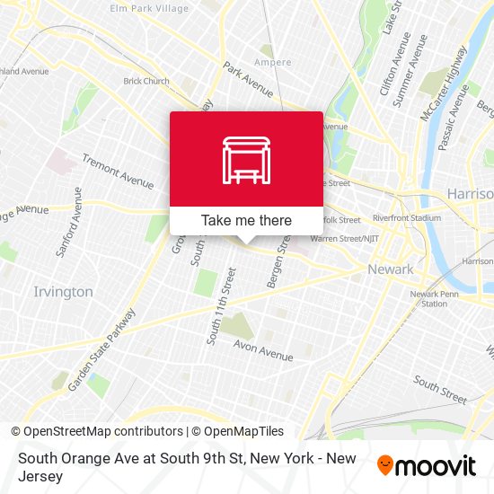 South Orange Ave at South 9th St map