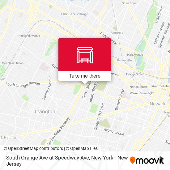 South Orange Ave at Speedway Ave map