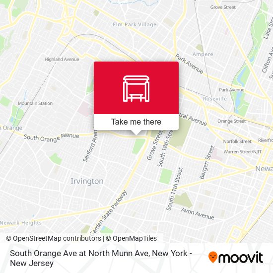 South Orange Ave at North Munn Ave map