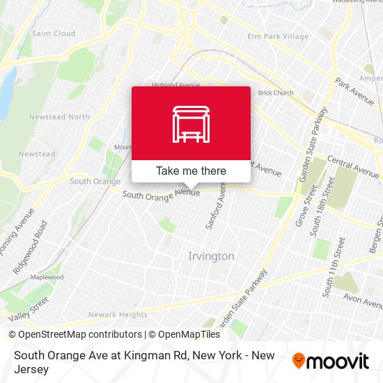 South Orange Ave at Kingman Rd map