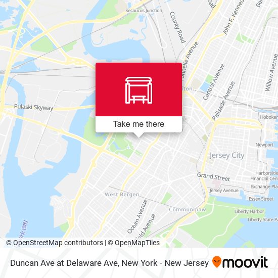 Mapa de Duncan Ave at Delaware Ave
