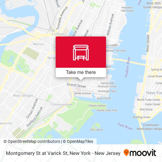 Mapa de Montgomery St at Varick St