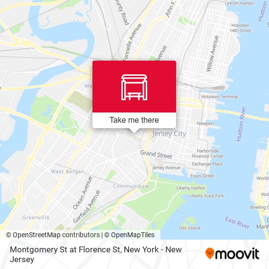 Montgomery St at Florence St map