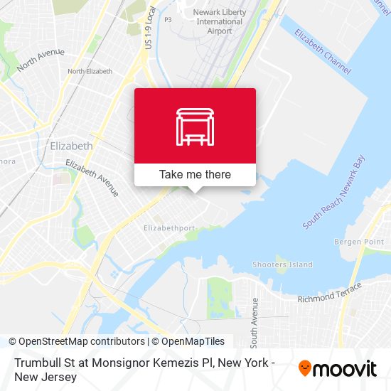 Trumbull St at Monsignor Kemezis Pl map