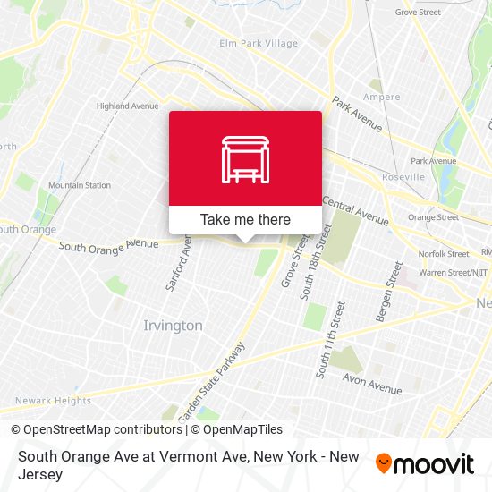 South Orange Ave at Vermont Ave map