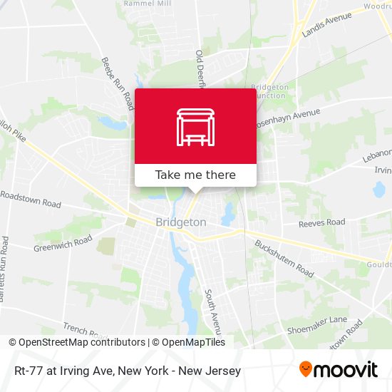 Mapa de Rt-77 at Irving Ave