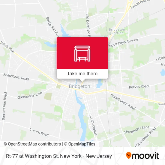 Rt-77 at Washington St map