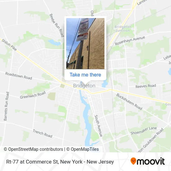 Rt-77 at Commerce St map