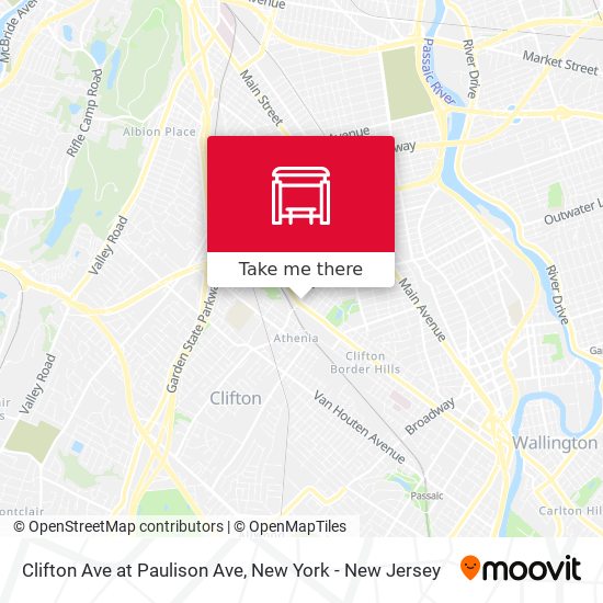 Mapa de Clifton Ave at Paulison Ave
