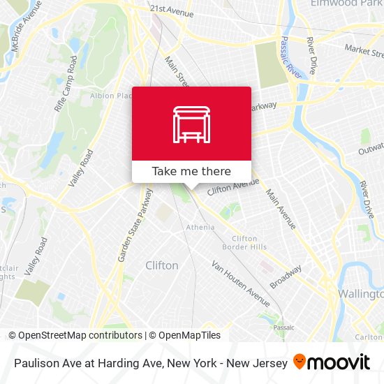 Mapa de Paulison Ave at Harding Ave
