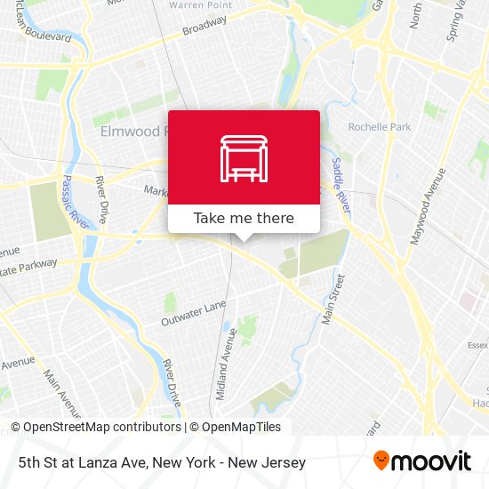 5th St at Lanza Ave map