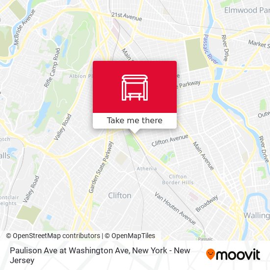 Mapa de Paulison Ave at Washington Ave
