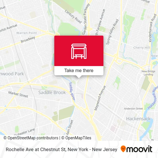 Rochelle Ave at Chestnut St map